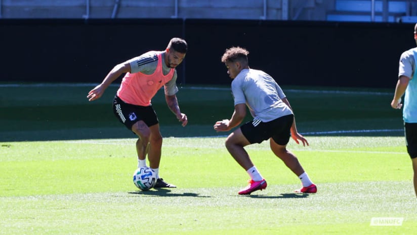Training at Allianz Field MINvSKC