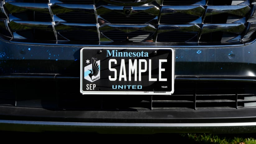 MNUFC License Plate