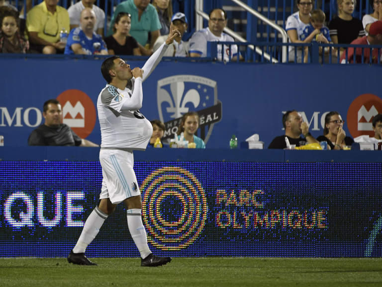 Weekly Recap: Memorial Day Weekend Edition - Christian Ramirez points to the sky.