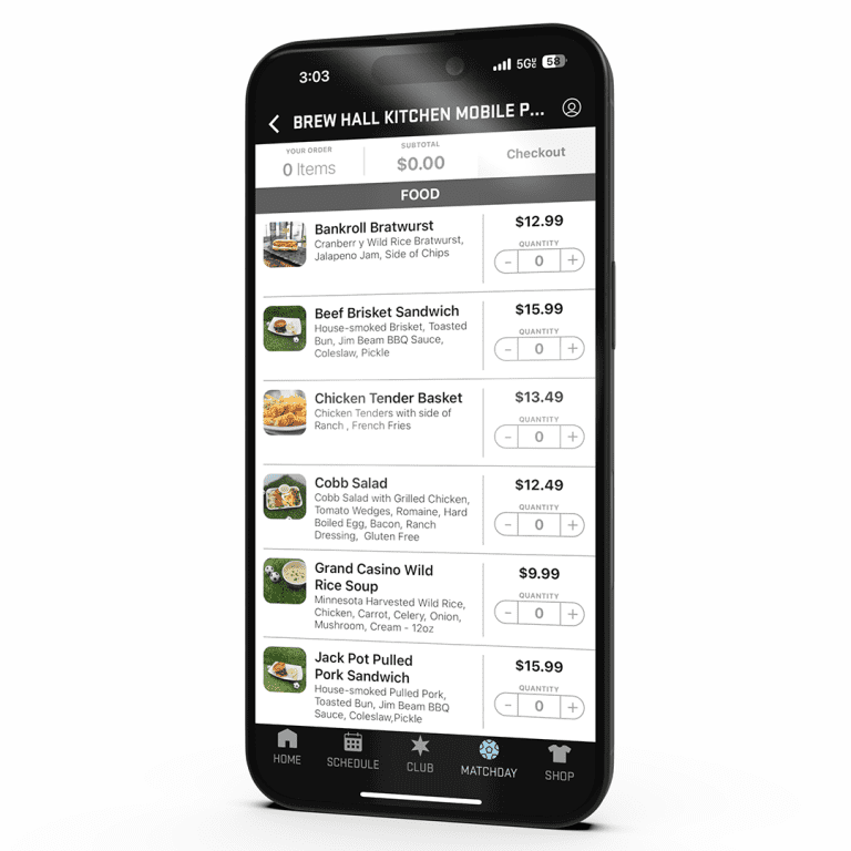 Grand Casino Mobile Brewhall Ordering