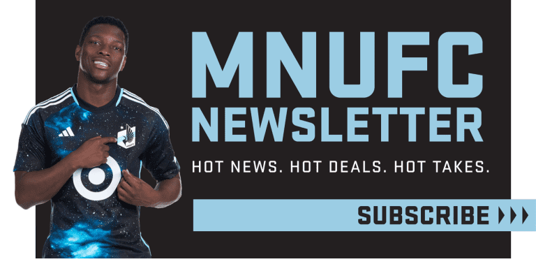 Sign Up for the MNUFC Newsletter: Hot News. Hot Deals. Hot Takes.